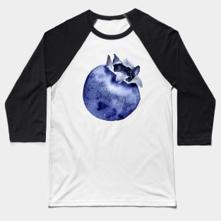 Blueberry Watercolour Baseball T-Shirt